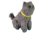 Gato de peluche interactivo suave que aprende al acariciarlo