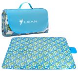 Manta de Picnic Playa Plegable LEAN 150 x 200 cm con Flores