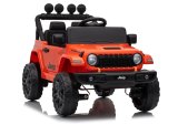 Jeep Rubicon DK-JWR558 en naranja, robusto y atractivo.