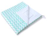 Alfombra de Juego Doble Cara Chevron Mint My Sweet Baby