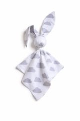 Manta de Confort Doudou Conejo My Sweet Baby - Nubes Grises