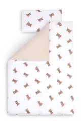 Juego de sábanas Sensillo en color beige con diseño tierno