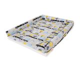 Colchoneta de Cambiador My Sweet Baby - Animales en Coches Gris