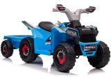 Quad Bike Azul Eléctrico con Remolque XMX630T