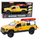 Vehículo Todo Terreno con Kayak, Luces y Sonidos Amarillo