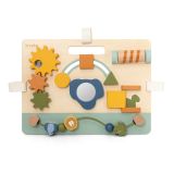 Panel de actividades de madera - Mrs. Elephant Trixie