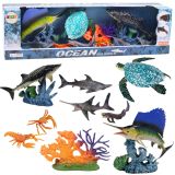 Set de Figuras de Animales Marinos con Elementos Móviles