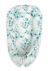 Baby Nest Double-sided Premium Cocoon For Infants Bobono- Eucaliptus Mint
