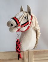Halter A3 con pelo negro y correa para Hobby Horse My Sweet Baby