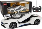 Coche R/C BMW i8 Rastar 1:14 Blanco con Puertas Automáticas