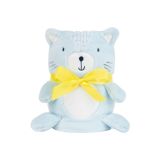 Manta de bebé bordado 3D Cat Kikkaboo - Suave y elegante