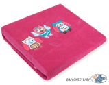 Manta de Forro Polar para Bebés - My Sweet Baby - Rosa Oscuro