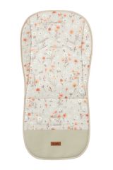 Colchoneta Universal para Carrito Reversible Velvet Bloom Beige – Acolchada y Lavable