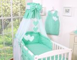 Juego de Cuna 5 Piezas My Sweet Baby - Corazones Colgantes
