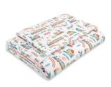 Juego de Cuna 2 Piezas My Sweet Baby - Turquesa Trenes