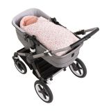 Saco Capazo Cruzado Revers. Linen Rosa 40x80x5 Cm - Cambrass