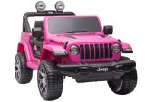 Jeep Wrangler Rubicon Eléctrico DK-JWR555 Rosa