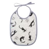 Babero de Algodón Akuku con Diseño de Gatos