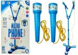 Set de Karaoke con Micrófono y Trípode Azul
