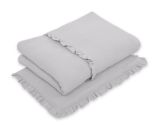Juego de Cuna Muselina 2-piezas My Sweet Baby - Gris