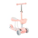 Patinete BonBon 3en1 Candy Rosa Kikkaboo - Diversión y Seguridad