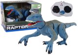 Dinosaurio Velociraptor Control Remoto Azul