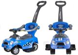 Cochecito Manual Tipo Coupe con Mango para Padres - Azul