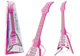 Guitarra Eléctrica para Niños con Luces y Melodías Rosa