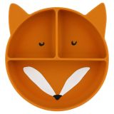 Plato compartimentado de silicona con ventosa - Trixie Mr. Fox