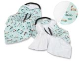 Manta de Coche para Bebés My Sweet Baby - Conejitos Menta
