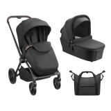 Carrito de bebé 2en1 Kikkaboo Kara Negro 2025