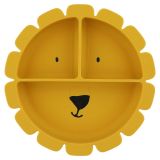 Plato Compartimentado de Silicona con Ventosa Trixie - Mr. Lion
