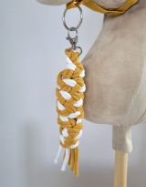 Tether My Sweet Baby para Caballo de Juguete - Blanco y Amarillo