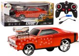 Coche de Control Remoto 1:18 Drift 360 Luces y Sonidos Rojo