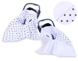 Manta de Asiento de Coche Doble Cara My Sweet Baby Estrellas Negras