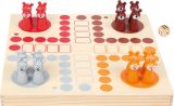 Ludo Animales del Bosque de Madera, FSC® 100% certificada, Juego de Mesa para Toda la Familia