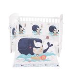 Juego de cuna 2 piezas Happy Sailor para cuna de 60 x 120 cm