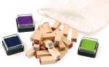 Juego de tampones con Letras