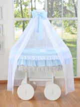 Moisés Deluxe Bellamy de Mimbre Blanco con Dosel