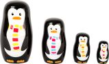 Matrioska Familia de Pingüinos 