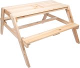 Mesa jardín con sillas para pasteles de barro