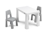 Mesa Infantil de plástico y 2 sillas Monti , Toyz-Gris - imagen 2