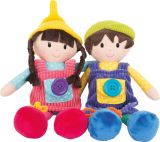 Muñecos de tela Noah y Emma 