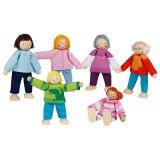 Muñecos flexibles familia moderna - imagen 2