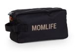 Bolsa Neceser MomLife Negro Letras Doradas , Childhome