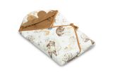 Manta Arrullo de terciopelo XL para Grupo 0 , diseño Sueños Beige - imagen 2