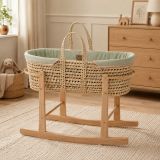 Moisés de Bebé Orgánico Sage Clair de Lune – Materiales Sostenibles y Colchón de Bambú