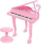 Piano rosa XL + Taburete + Micrófono