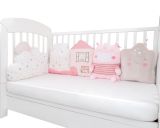 Juego de almohadas de peluche para cuna Hippo Dreams