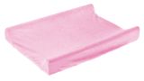 Funda con banda Elástica para cambiador de Bebé  70 x 50 cm , Tejido Toalla-Rosa - imagen 2